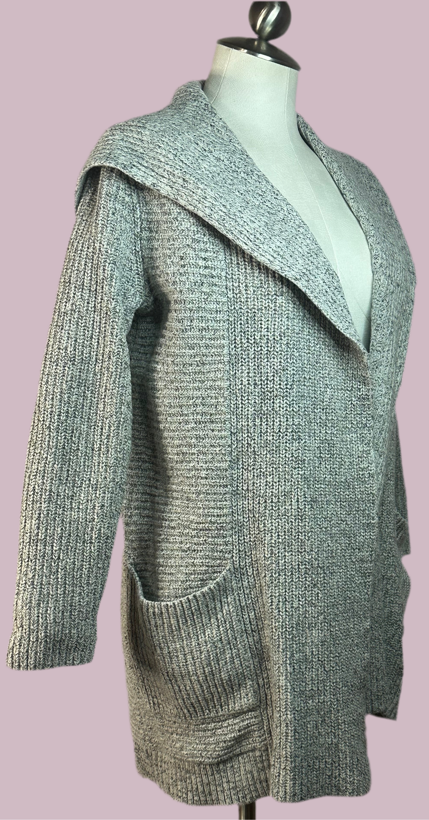 Banana Republic - Grey Open Cardigan with Hood