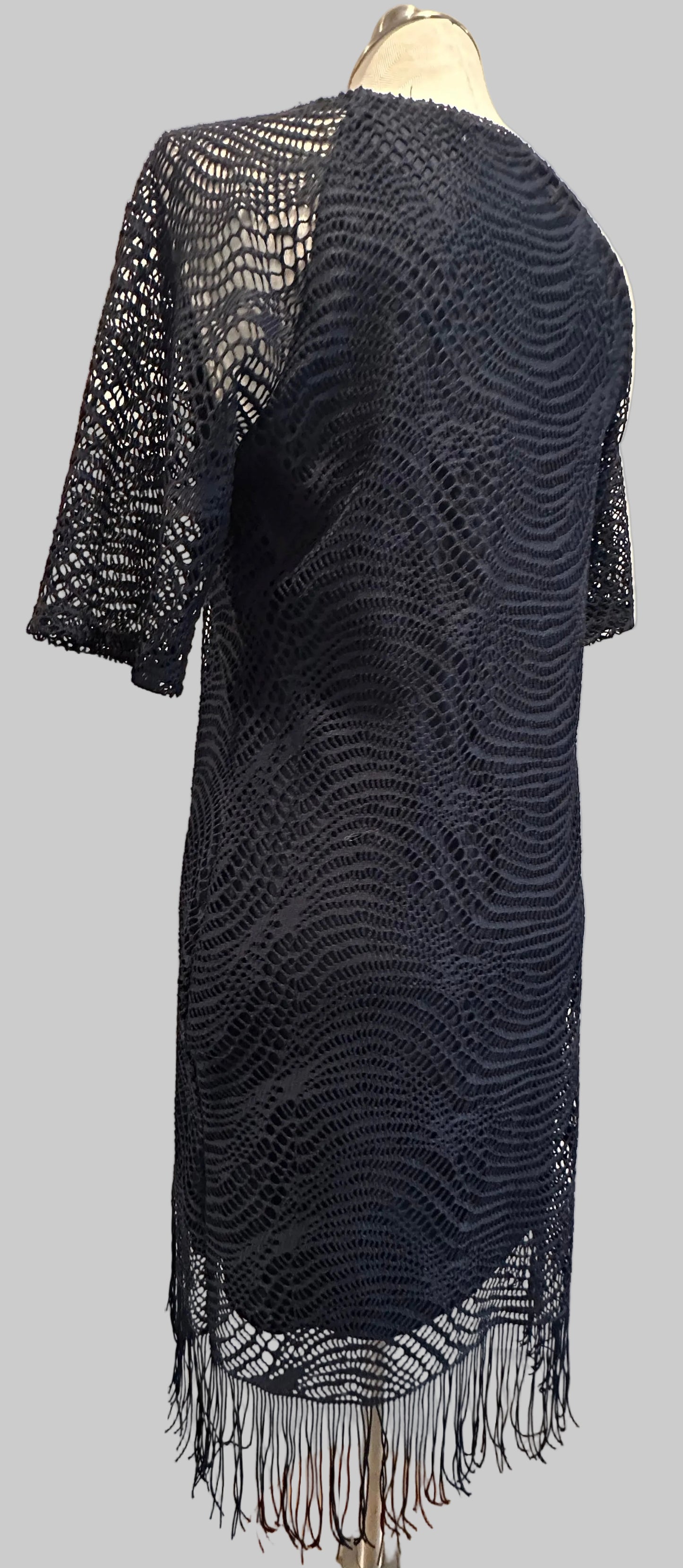*Emma & Michele Dress with Lace and Bottom Fringe
