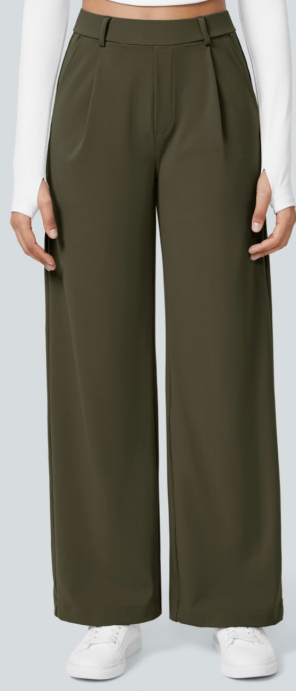 Halara - Flex High Waisted Pocket Straight Leg Work Pant
