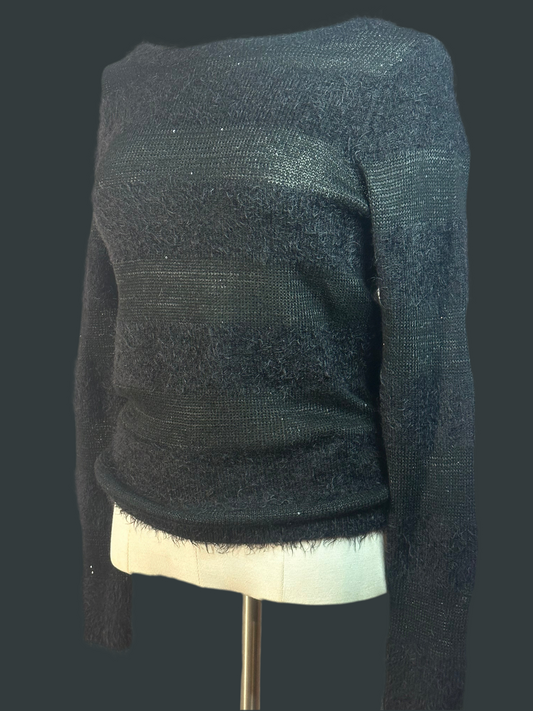 Loft - Black Sequin Sweater