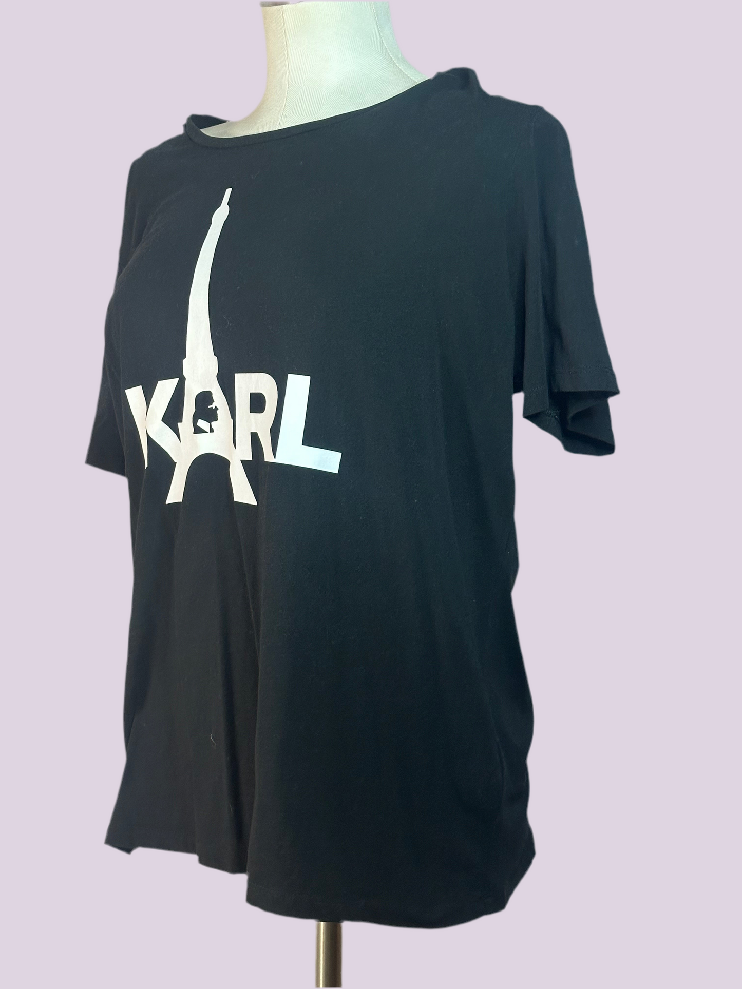 Karl Lagerfeld - Black Logo T-Shirt