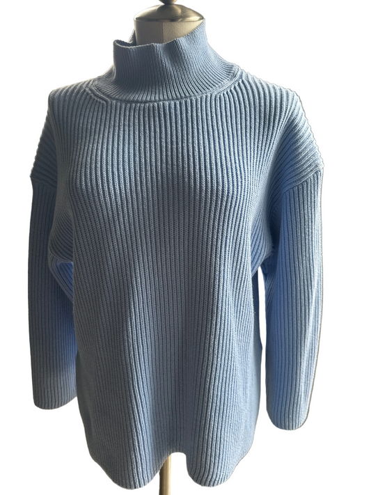 *PART TWO Sweater - Brand New Without Tags - Vibrant Baby Blue