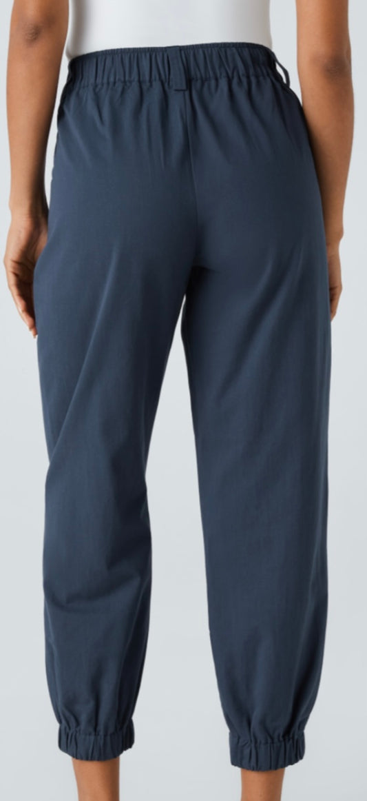 Halara - Mid Rise Zipper Pocket Casual Cotton Joggers