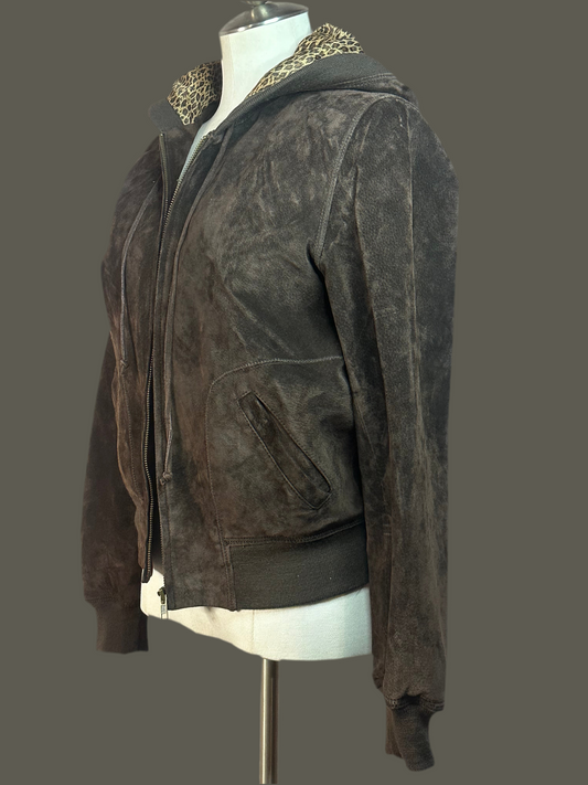Danier Leather- Brown Bomber Jacket