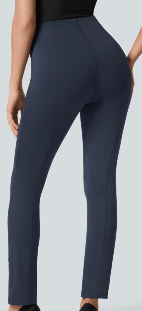 Halara - Flex High Waisted Tummy Control Adjustable Hem Work Pant 7/8 Pant