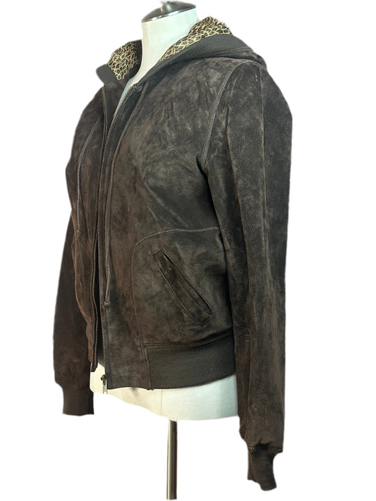 Danier Leather- Brown Bomber Jacket