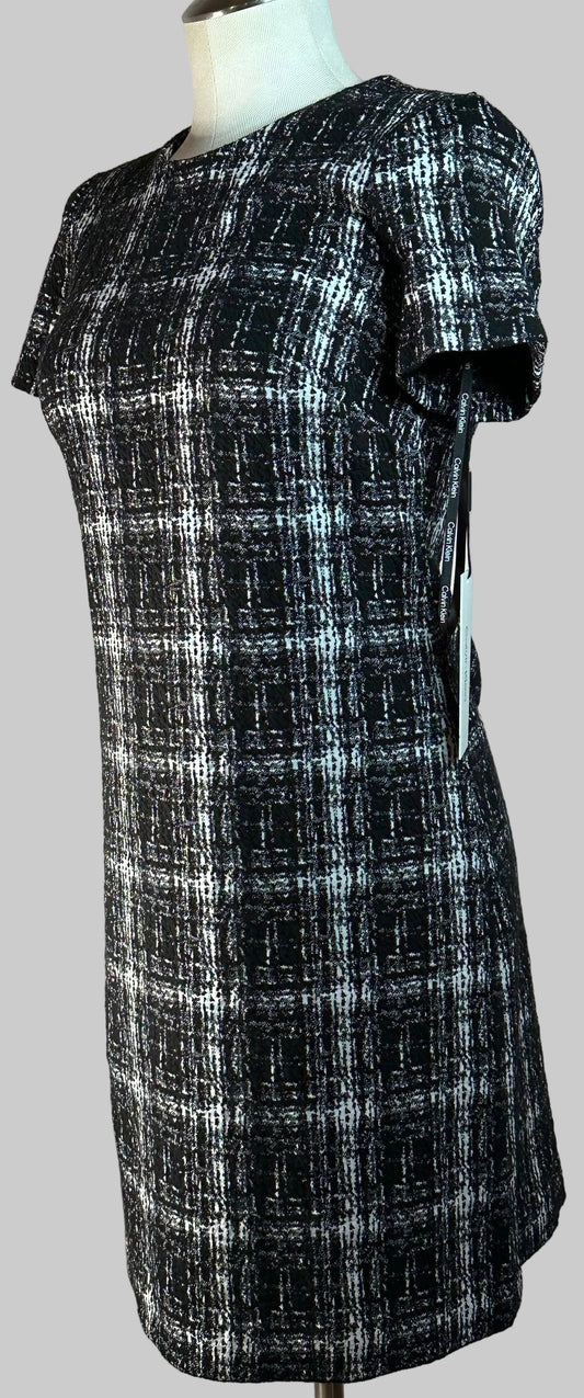 Calvin Klein - Black and White Dress - Size is 4 - BNWT