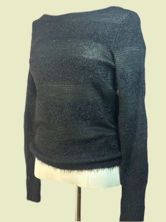 Loft - Black Sequin Sweater