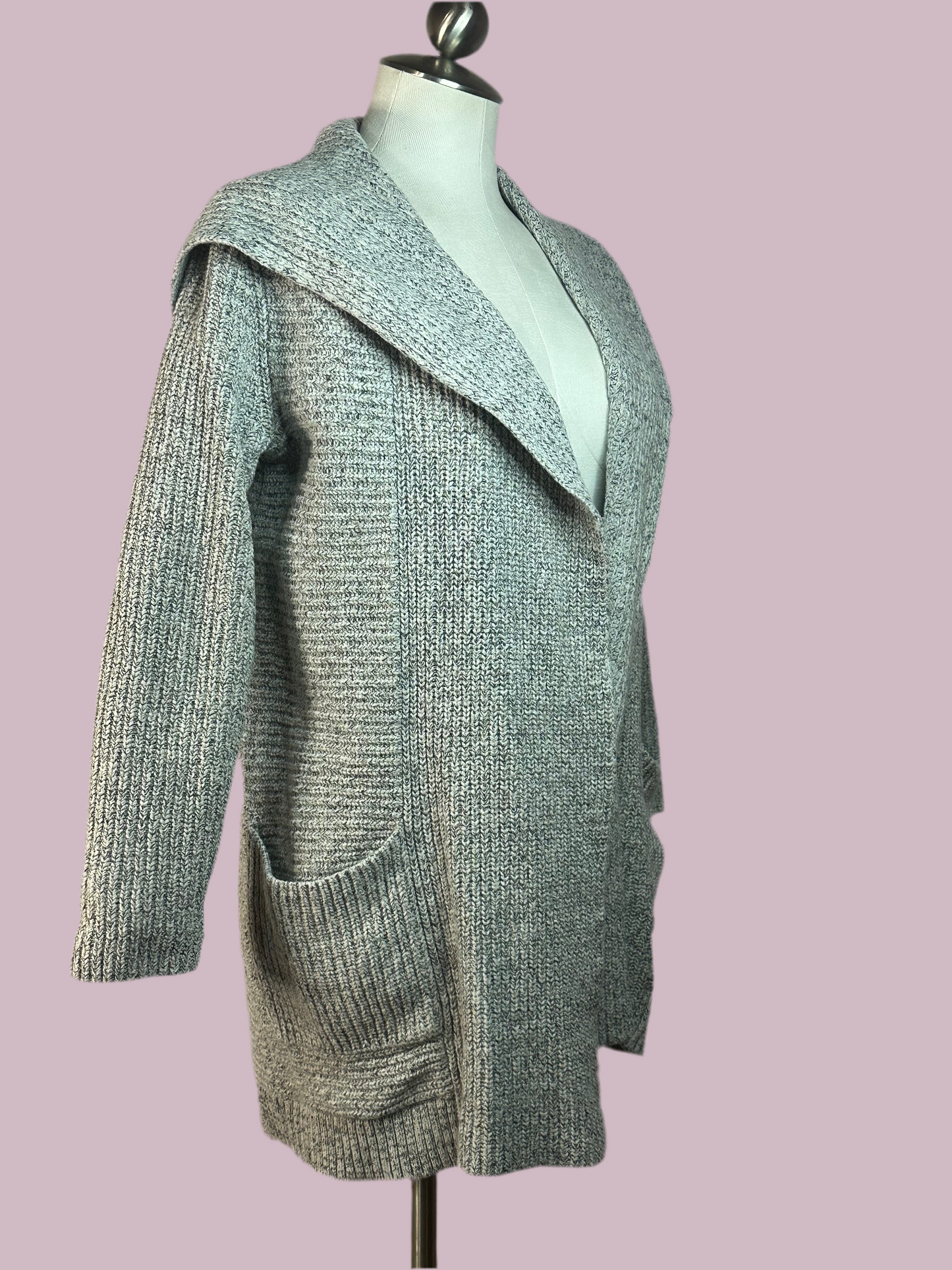 Banana Republic - Grey Open Cardigan with Hood
